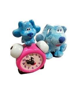 Blues Clues plush & You-Tickety Tock Alarm Clock Play & Learn bundle